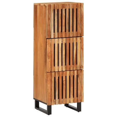 vidaXL Highboard 40x34x110 cm Solid Wood Acacia