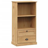 vidaXL Bookcase VIGO 60x35x114.5 cm Solid Wood Pine