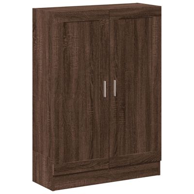 vidaXL Book Cabinet Brown Oak 82.5x30.5x115 cm Engineered Wood