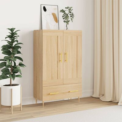 vidaXL Highboard Sonoma Oak 69.5x31x115 cm Engineered Wood