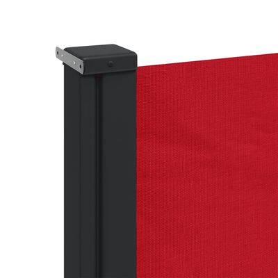 vidaXL Retractable Side Awning Red 180x500 cm