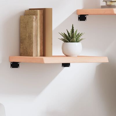 vidaXL Wall Shelf 40x40x(2-4) cm Untreated Solid Wood Oak