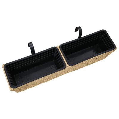 vidaXL Planters 2 pcs Water Hyacinth