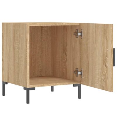 vidaXL Bedside Cabinets 2 pcs Sonoma Oak 40x40x50 cm Engineered Wood