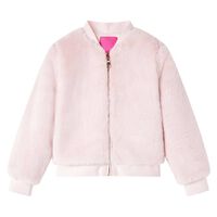 Kids' Jacket Faux Fur Soft Pink 92