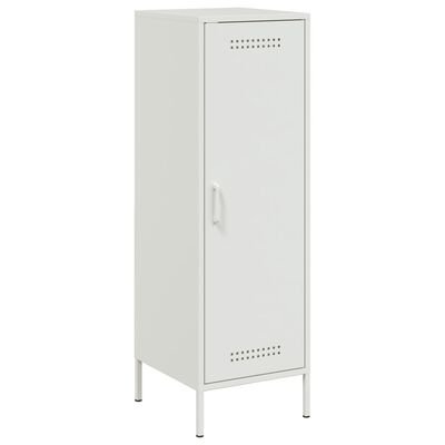 vidaXL Highboard White 36x39x113 cm Steel