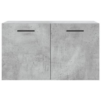 vidaXL Wall Cabinet Concrete Grey 60x36.5x35 cm Engineered Wood