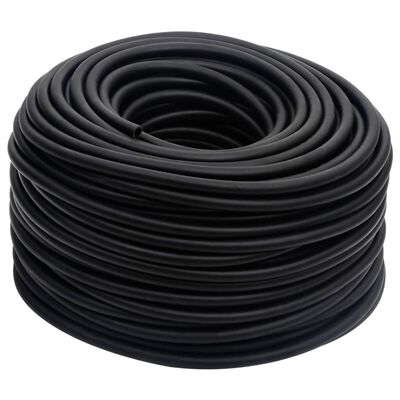vidaXL Hybrid Air Hose Black 0.6" 100 m Rubber and PVC