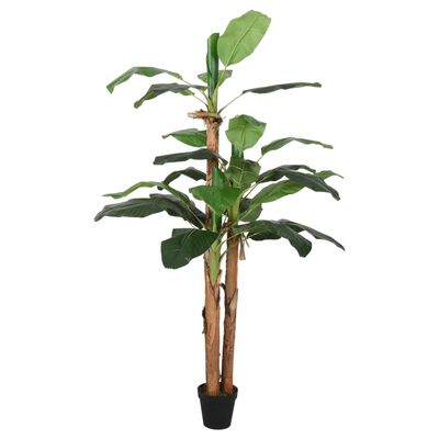 vidaXL Artificial Banana Tree 18 Leaves 150 cm Green