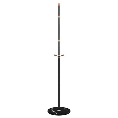 vidaXL Coat Stand Black 177 cm Powder-coated Iron