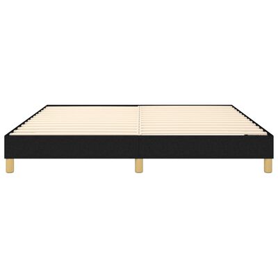 vidaXL Bed Frame without Mattress Black Super King Fabric (UK/IE/FI/NO only)