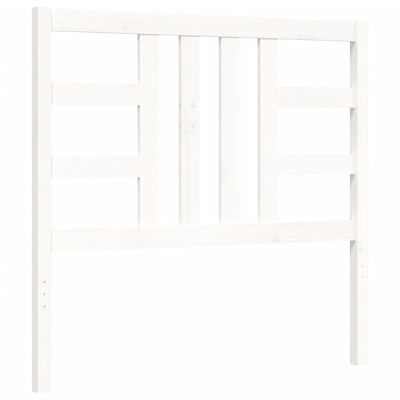 vidaXL Bed Frame without Mattress White 90x200 cm Solid Wood Pine