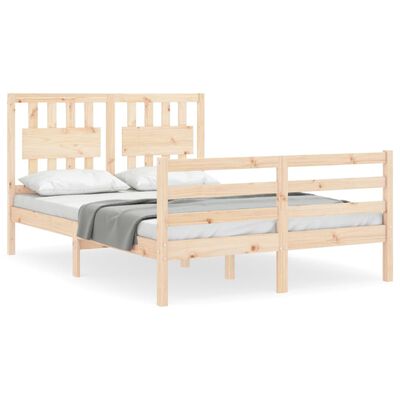 vidaXL Bed Frame without Mattress 120x200 cm Solid Wood