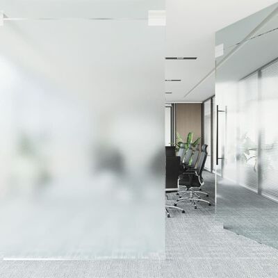 vidaXL Window Films 5 pcs Static Frosted Transparent Grey PVC