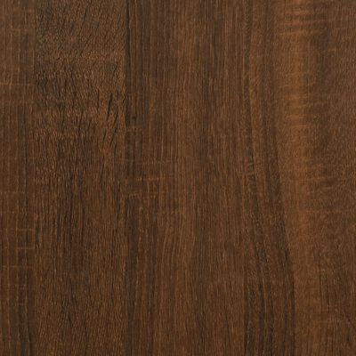 vidaXL Console Table Brown Oak 100x39x78.5 cm Engineered Wood