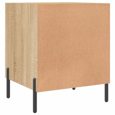 vidaXL Bedside Cabinet Sonoma Oak 40x40x50 cm Engineered Wood