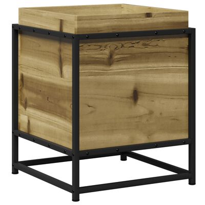 vidaXL Garden Planter 40x40x50 cm Impregnated Wood Pine