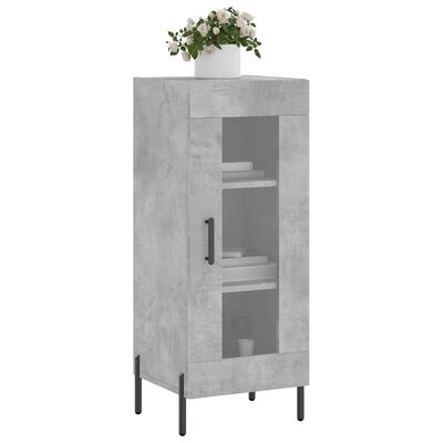 vidaXL Sideboard Concrete Grey 34.5x34x90 cm Engineered Wood