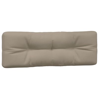 vidaXL Pallet Cushions 5 pcs Taupe Fabric