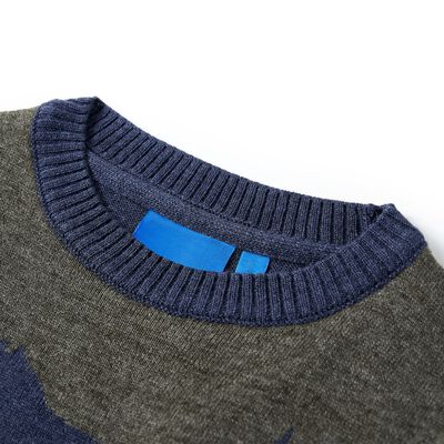 Kids' Sweater Knitted Navy 140