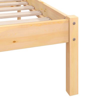 vidaXL Bed Frame without Mattress Solid Wood Super King Size