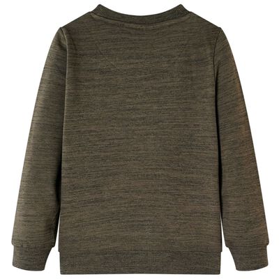 Kids' Sweatshirt Dark Khaki Melange 116