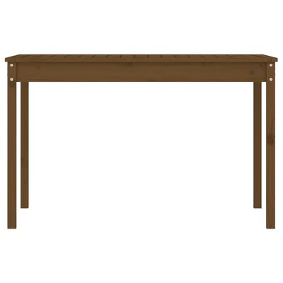 vidaXL Garden Table Honey Brown 121x82.5x76 cm Solid Wood Pine