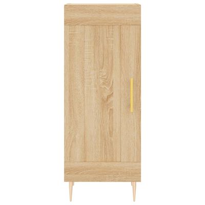 vidaXL Highboard Sonoma Oak 34.5x34x180 cm Engineered Wood