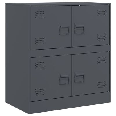 vidaXL Sideboard Anthracite 67x39x73 cm Steel