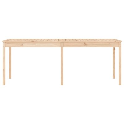 vidaXL Garden Table 203.5x100x76 cm Solid Wood Pine