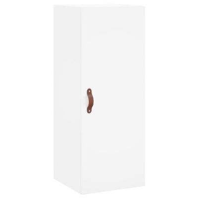 vidaXL Wall Mounted Cabinet White 34.5x34x90 cm