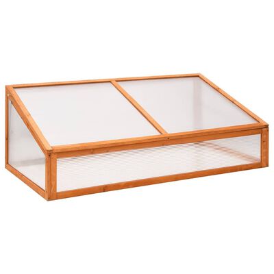 vidaXL Greenhouse Orange 110x58.5x39 cm Fir Wood