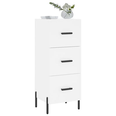 vidaXL Sideboard White 34.5x34x90 cm Engineered Wood