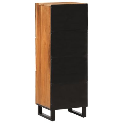 vidaXL Highboard 40x34x110 cm Solid Wood Acacia