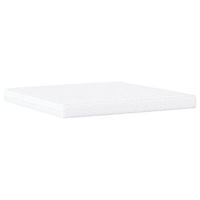 vidaXL Foam Mattress White 200x200 cm Hardness H2 H3