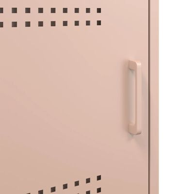 vidaXL TV Cabinet Pink 100.5x39x50.5 cm Steel