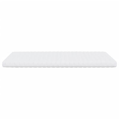 vidaXL Foam Mattress White 140x190 cm 7-Zone Hardness 20 ILD