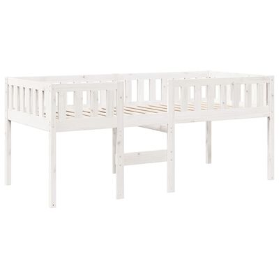 vidaXL Children's Bed without Mattress White 75x190 cm Solid Wood Pine