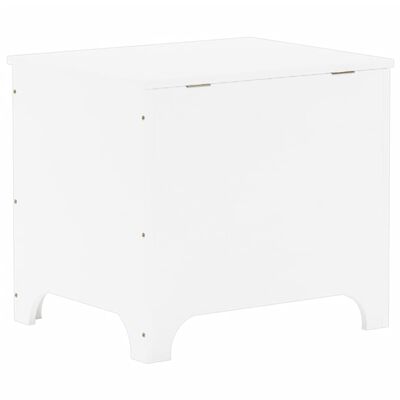 vidaXL Storage Box with Lid RANA White 60x49x54 cm Solid Wood Pine