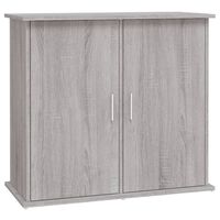 vidaXL Aquarium Stand Grey Sonoma 81x36x73 cm Engineered Wood