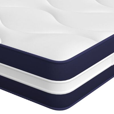 vidaXL Pocket Spring Mattress Medium Firm 90x190 cm Single Size