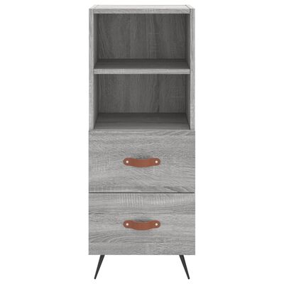 vidaXL Sideboard Grey Sonoma 34.5x34x90 cm Engineered Wood