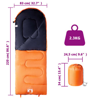 vidaXL Sleeping Bag for Adults Camping 3-4 Seasons