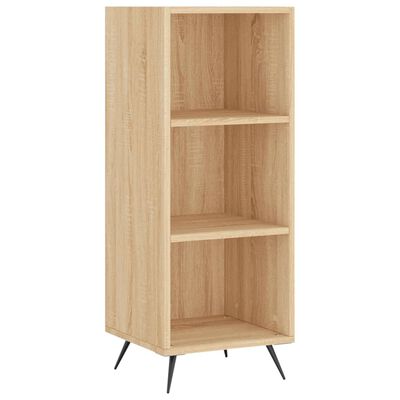 vidaXL Highboard Sonoma Oak 34.5x34x180 cm Engineered Wood