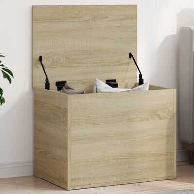 vidaXL Storage Box Sonoma Oak 60x42x46 cm Engineered Wood