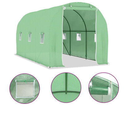 vidaXL Greenhouse 9 m² 4.5x2x2 m