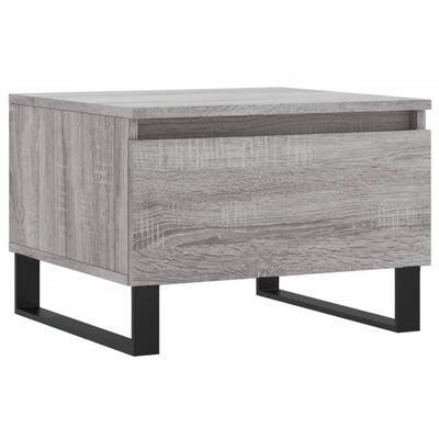 vidaXL Coffee Table Grey Sonoma 50x46x35 cm Engineered Wood