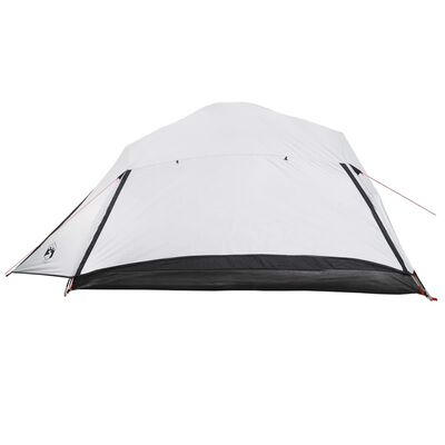 vidaXL Family Tent Dome 6-Person White Blackout Fabric Waterproof