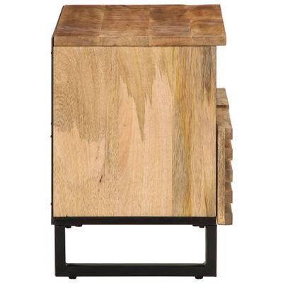 vidaXL TV Cabinet 70x34x46 cm Solid Wood Rough Mango