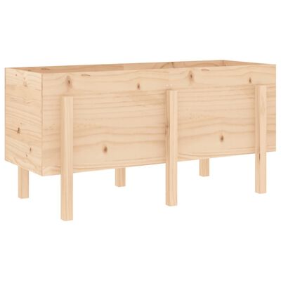 vidaXL Garden Raised Bed 121x50x57 cm Solid Wood Pine